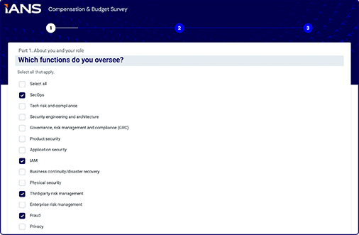 CISO Comp & Budget Survey