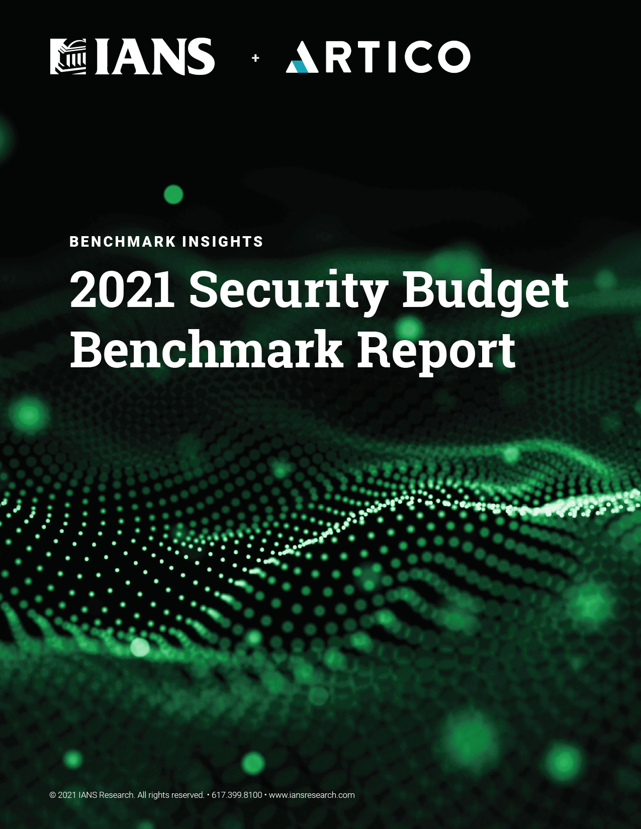 2021 Security Budget Benchmark Summary Report Cover